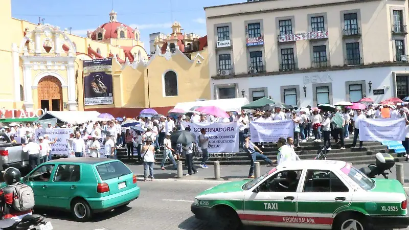 Manifestación de Maestros